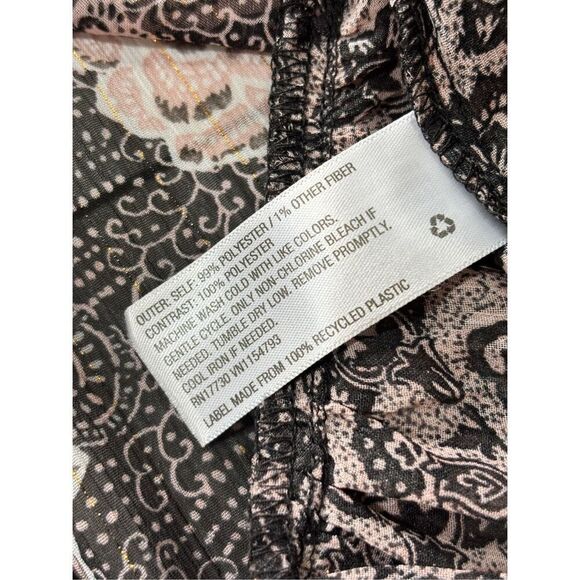 Knox Rose BoHo floral knee length dress size XS - Picture 9 of 11